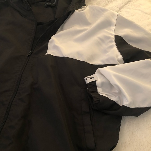 Equalnox Clothing Co Windbreaker hoodie black white size XXL - Picture 4 of 11